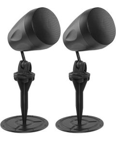 Lumi 4'' Coaxial Satellite Landscape Speakers (Pair), Black Акустические системы , колонки