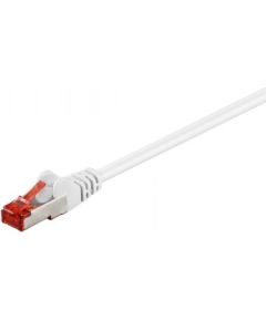 Goobay GB CAT6 VERKKOKAAPELI, S/FTP, VALKOINEN, 3M, LSZH Tīkla vadi