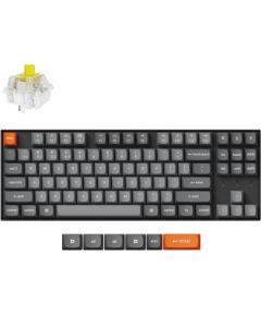 Keychron K8 Max RGB - US Layout - Hot-Swappable Super Banana Wireless Keyboard / K8M-H4 Клавиатуры