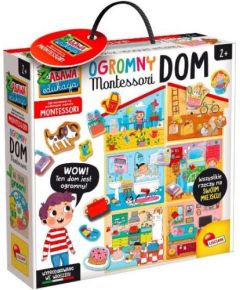 Lisciani Gra montessori ogromny dom Galda spēles