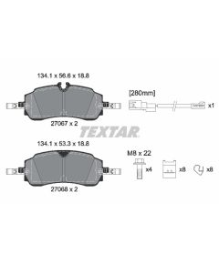 TEXTAR Bremžu uzlikas FORD TRANSIT 2023- aizmugure Bremžu uzlikas