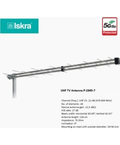TV Antena ISKRA P-2845-7 F Grey ТВ антенны