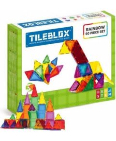 Magformers Zestaw tęczowy tileblox 60 elementów Mašīnas un piederumi