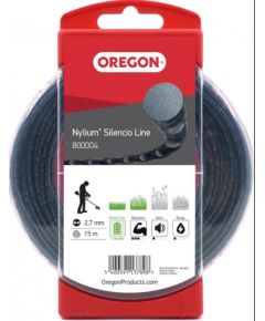 Nylium Silencio aukla, 2,7 mm, 15 m, riņķis, OREGON Piederumi dārza tehnikai
