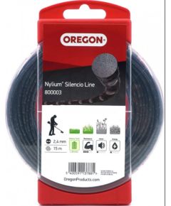 Nylium Silencio aukla, 2,4 mm, 15 m, riņķis, OREGON Piederumi dārza tehnikai