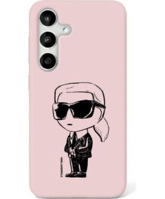 Karl Lagerfeld Graffiti Ikonik Printed Logo MagSafe Silikona Apvalks priekš Samsung Galaxy S25 Ultra Neoriģinālie Maciņi