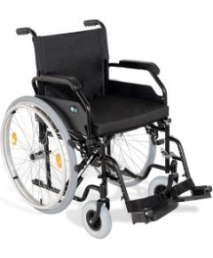 Reha Fund Stalowy wózek inwalidzki RF-1 Cruiser Czarny 48cm Коляски