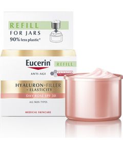 Eucerin Hyaluron-Filler+Elasticity Day Rosé Cream Refill SPF 30 - Náhradní náplň pro denní krém proti stárnutí pleti 50ml Smaržas - NESAKĀRTOTS