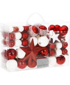 Ziemassvētku eglītes rotājumu komplekts Springos CA0860, 105 gab.  Eglīšu rotājumi