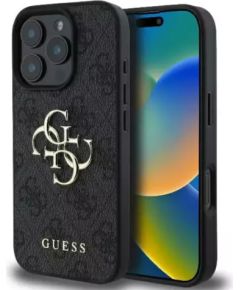 Guess 4G Big Logo Case Aizsargapvalks Priekš Apple iPhone 16 Pro Max Neoriģinālie Maciņi
