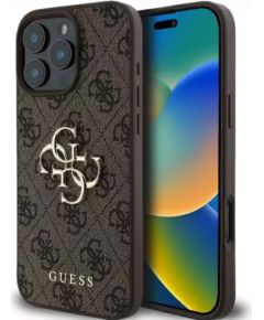Guess 4G Big Logo Case Aizsargapvalks Priekš Apple iPhone 16 Pro Max Neoriģinālie Maciņi