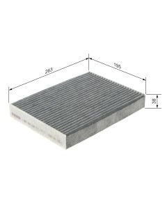 SALONA FILTRS BOSCH ar ogli 1 987 432 538 Salona filtri