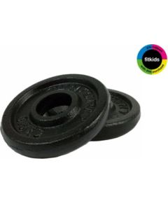 Tunturi Svaru diski 0.5kg, Melni, 2gb Svaru ripas un stieņi