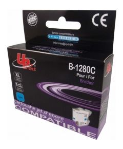 Tintes kārtridžs UPrint Brother LC1280XLC Cyan Tintes printeru izejmateriāli