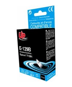 Tintes kārtridžs UPrint Epson T1291Bk Black Tintes printeru izejmateriāli