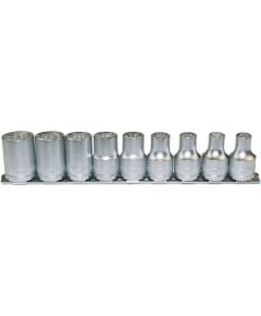 Tengtools Uzgriežņa galviņu komplekts Teng Tools M1210; TX-E; 1/2''; 9 gab. Mehāniskie instrumenti