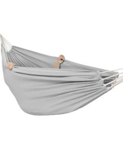 Divvietīgs šūpuļtīkls Springos HM039, 200x150 cm gaiši pelēkā krāsā. Šūpuļtīkli