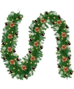 Springos CA0765 РОЖДЕСТВЕНСКАЯ ГИРЛЯНД 300 СМ  Eglīšu rotājumi