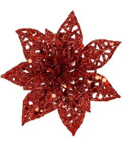 Ziemassvētku rotājums-poinsettia Springos CA0727  Eglīšu rotājumi