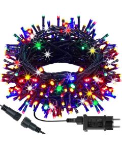 Ziemassvētku eglīšu lampiņas 300 led Springos CL4084 daudzkrāsains Ziemassvētku lampiņas, LED virtenes