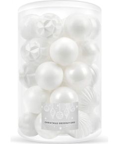 Ziemassvētku eglīšu rotājumu komplekts Springos CA0878, 8 cm, 30 gab.  Eglīšu rotājumi