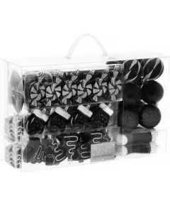 Ziemassvētku eglīšu rotājumu komplekts Springos CA0850, 77 gab  Eglīšu rotājumi