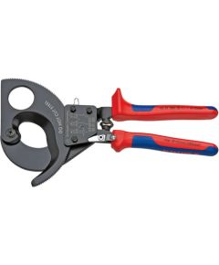 Cable Cutter ratchet action up to D52mm/380mm2, Knipex Knaibles un stangas