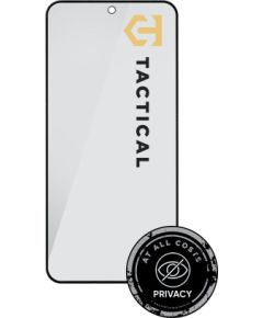 Tactical Glass Shield Privacy Stealth 5D priekš Samsung Galaxy A55 5G melns Ekrānu aizsardzība