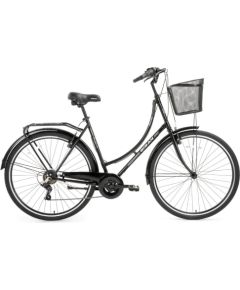 Pilsētas velosipēds Bisan 28 Paradise melns (M) Pilsētas velosipēdi