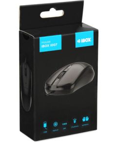iBOX i007 wired optical mouse, black Мыши
