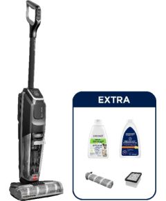 Bissell CrossWave OmniForce Edge Pro Upright vacuum Battery Dry&wet Polytetrafluoroethylene (PTFE) Bagless 0 L 200 W Black Putekļu sūcēji