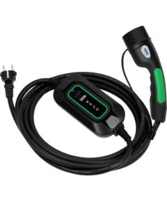 Wave EV elektroauto uzlādes kabelis, 3,7 kW, 8–16 A, 1 fāzes, Suko-Type2, 5 m Elektro Auto lādēšanas piederumi