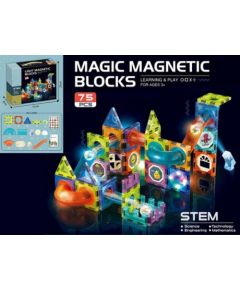 Madej Klocki magnetyczne świecące 75 elementów Конструкторы