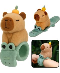 Leantoys Pluszowa Opaska Samozaciskowa Na Rękę Krokodyl z Kapibarą Mīkstās rotaļlietas