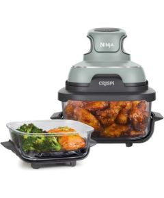 Ninja CRISPi Single 3.8 L 1700 W Hot air fryer Green, Grey, Transparent Karstā Gaisa Katli (AirFryer)