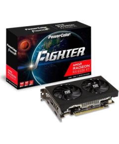 Power Color Karta graf. PowerColor Figh. AXRX 6500XT 4GBD6-DHV3 Grafiskās video kartes