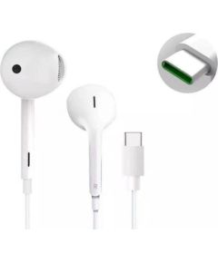 Oppo   OPPO original wire earphones Type C with microphone MH147 white bulk Austiņas