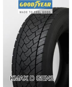 GOODYEAR KMAX D GEN2 315/80R22.5 156/154M Komerctransporta riepas