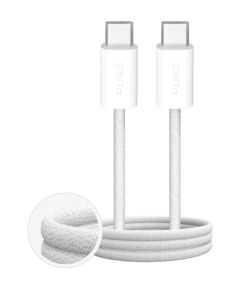 USB kabelis Puro Fabrik USB-C-USB-C 2m White Data USB kabeļi