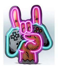 Led lampa SBS Game On Rock Neon effect Jaunumi, Bērnu preces