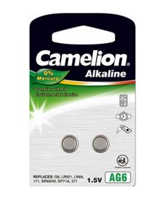 Baterijas Camelion AG6/ LR69/ LR921/ 371 2pcs Bateriju lādētāji
