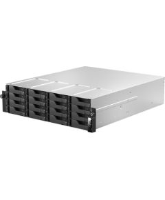 NAS Asustor Lockerstor 16R Pro AS7216RDX, 3U rack, 16x (3.5" SATA HDD/ 2.5" SSD), AMD Ryzen 7 Pro 7745 8C 3.8GHz (up to 5.3GHz), 16GB ECC DDR5 4800 (Max. 192GB), 1x M.2 NVMe slot (PCIe Gen5x4), 2x 10Gb, 2x 1Gb, 1x PCIe Gen5x8,1x Pcie Gen5x4, 4x USB 3.2 Ge Серверы и компоненты серверов