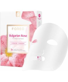 Foreo Bulgarian Rose Hydrating Sheet Mask - Hydratační pleťová maska pro suchou a unavenou pleť 0.0g Smaržas - NESAKĀRTOTS