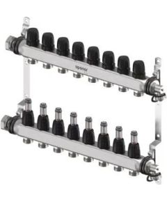 Uponor Silto grīdu kolektors Vario S 13-kontūrām L=764 mm Silto grīdu sistēmas