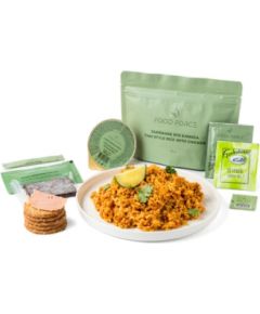 Tūristu pārtikas komplekts Food Force Rīsi Taizemes gaumē ar vistas gaļu Tūristu pārtika