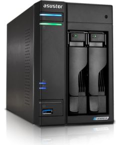Asustor LOCKERSTOR 2 Gen2 (AS6702T) NAS Desktop Intel® Celeron® N5105 4 GB DDR4 0 TB ADM Black Серверы и компоненты серверов