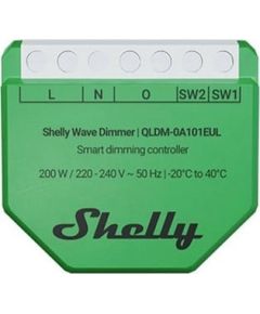 Shelly Wave Dimmer EU LR Smart Dimming Controller Green Gudrā māja