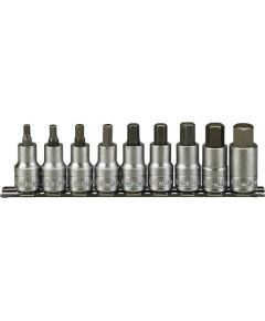 Tengtools Muciņu ar uzgaļiem komplekts Teng Tools M1212; HEX; 1/2''; 9 gab. Mehāniskie instrumenti