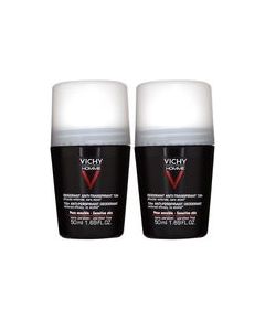 Vichy Men Homme 72H Deodorant Anti-Transpirant ( 2 pcs ) - Roll-on deodorant for sensitive skin 50ml Smaržas - NESAKĀRTOTS