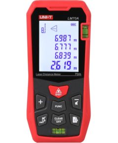 UNI-T LM70A laser rangefinder Testeri un mērierīces